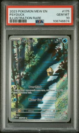2023 #175 Psyduck PSA 10 Mew EN-151