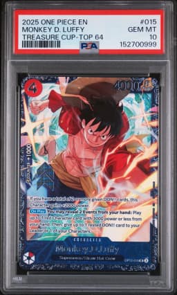 2025 #015 Monkey D. Luffy PSA 10 One Piece Promos