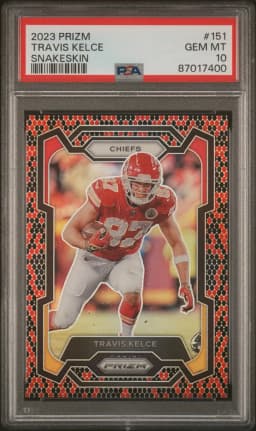 2023 #151 Travis Kelce PSA 10 Panini Prizm