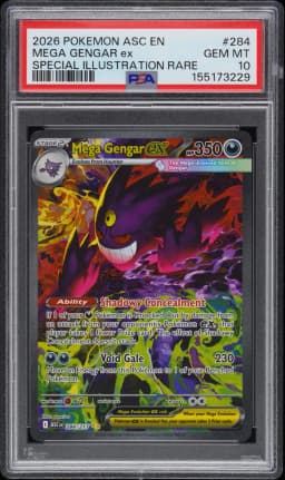 2026 #284 Mega Gengar EX PSA 10 Asc EN-Ascended Heroes