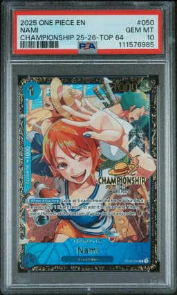 2025 #050 Nami PSA 10 One Piece Promos