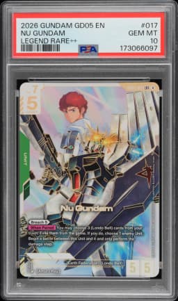 2026 #017 NU Gundam PSA 10 Gundam GD05-Freedom Ascension