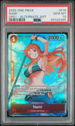 2022 #016 Nami PSA 10 OP01-Romance Dawn One Piece