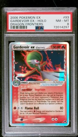 2006 #93 Gardevoir EX-Holo PSA 8 EX Dragon Frontiers