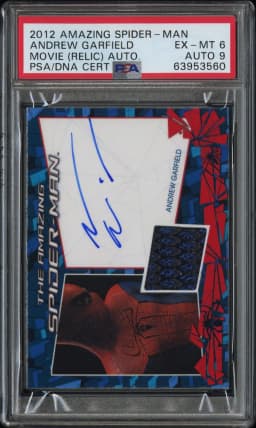 2012 #NA Andrew Garfield PSA 6 The Amazing Spider-Man Movie