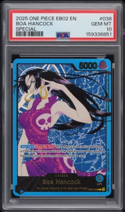 2025 #038 Boa Hancock PSA 10 One Piece EB02-Extra Booster -Anime 25th Collection-