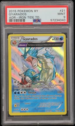 2015 #21 Gyarados PSA 9 XY Ancient Origins