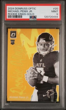2024 #20 Michael Penix Jr. PSA 9 Panini Donruss Optic Rookie Kings
