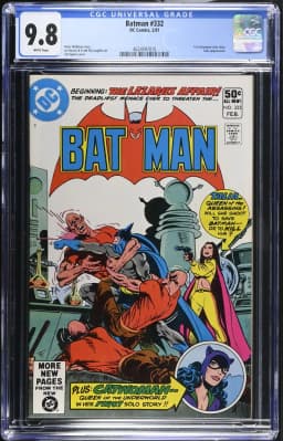 1981 Batman #332 CGC 9.8 DC Comics