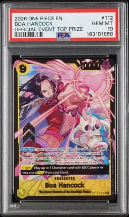 2026 #112 Boa Hancock PSA 10 One Piece Promos