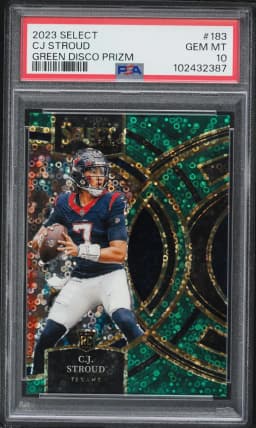 2023 #183 CJ Stroud PSA 10 Panini Select Football