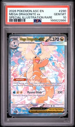 2026 #290 Mega Dragonite EX PSA 10 Asc EN-Ascended Heroes