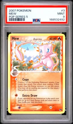 2007 #3 Mew PSA 9 Pop Series 5