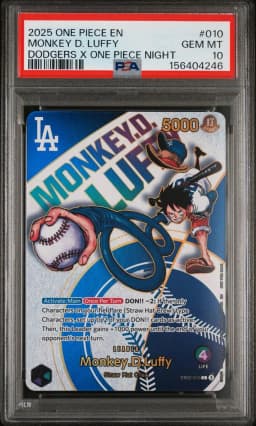 2025 #010 Monkey D. Luffy PSA 10 One Piece Promos