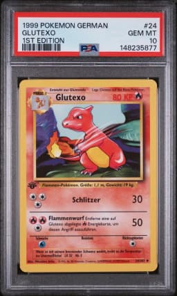 1999 #24 Glutexo 1st Edition PSA 10 German