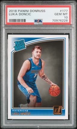 2018 #177 Luka Doncic PSA 10 Panini Donruss