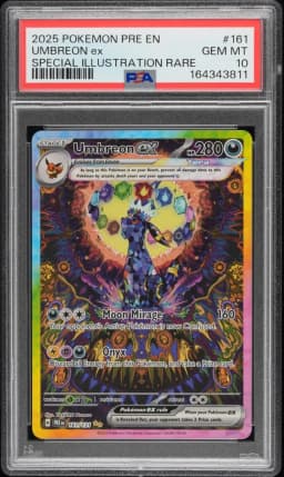 2025 #161 Umbreon EX PSA 10 Pre EN-Prismatic Evolutions