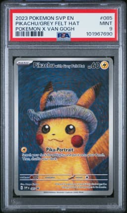 2023 #085 Pikachu With Grey Felt Hat PSA 9 Svp EN-SV Black Star Promo