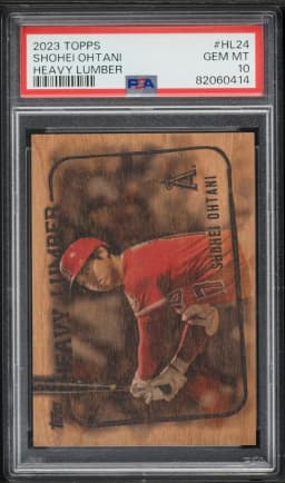 2023 #HL24 Shohei Ohtani PSA 10 Topps Heavy Lumber Baseball