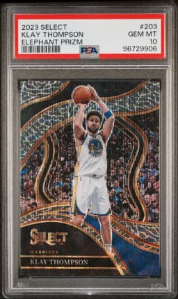 2023 #203 Klay Thompson PSA 10 Panini Select
