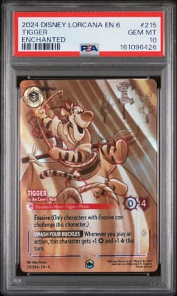 2024 #215 Tigger - in the Crow's Nest PSA 10 Disney Lorcana EN 6-Azurite Sea