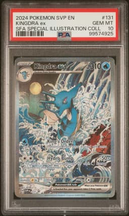 2024 #131 Kingdra EX PSA 10 Svp EN-SV Black Star Promo