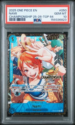 2025 #050 Nami PSA 10 One Piece Promos