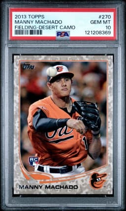 2013 #270 Manny Machado PSA 10 Topps