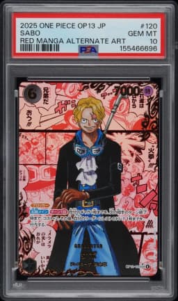 2025 #120 Sabo PSA 10 Japanese OP13-Carrying on His Will One Piece