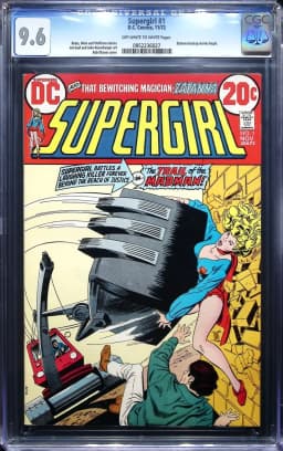 1972 Supergirl #1 CGC 9.6 DC Comics
