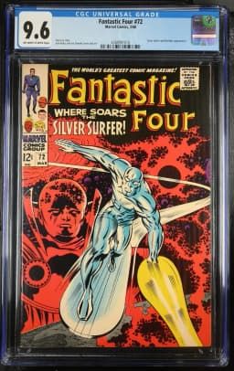 1968 #NA 1968 Fantastic Four #72 CGC 9.6 Marvel Comics CGC 9.6