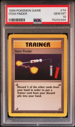 1999 #74 Item Finder PSA 10 Game
