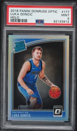 2018 #177 Luka Doncic PSA 9 Panini Donruss Optic Basketball