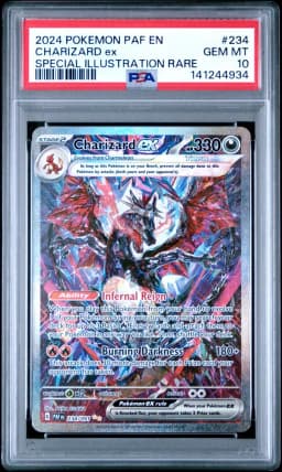 2024 #234 Charizard EX PSA 10 Paf EN-Paldean Fates