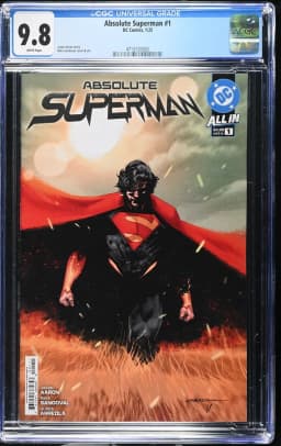 2025 Absolute Superman #1 CGC 9.8 DC Comics