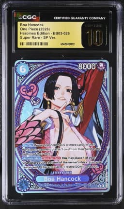 2026 #EB03-026 Boa Hancock CGC 10 Pristine Heroines Edition (EB-03) - English