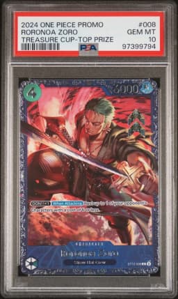 2024 #008 Roronoa Zoro PSA 10 One Piece Promos