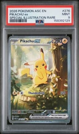 2026 #276 Pikachu EX PSA 9 Asc EN-Ascended Heroes