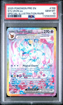 2025 #156 Sylveon EX PSA 10 Pre EN-Prismatic Evolutions
