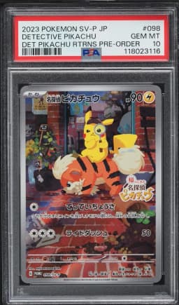 2023 #098 Detective Pikachu PSA 10 Japanese SV-P Promo Pokemon