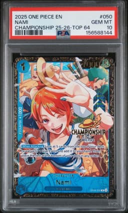 2025 #050 Nami PSA 10 One Piece Promos