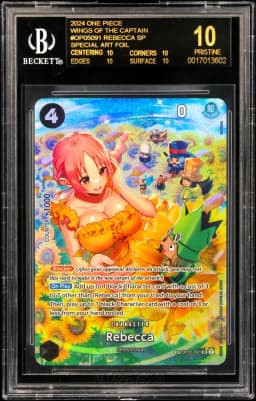 2024 #OP05091 Rebecca FOIL SP BGS 10 One Piece Card Game Wings of the Captain