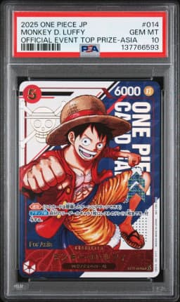 2025 #014 Monkey D. Luffy PSA 10 One Piece Japanese Promos