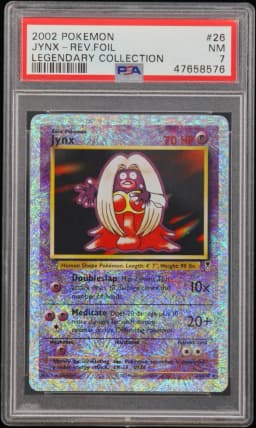 2002 #26 Jynx-Reverse Foil PSA 7 Legendary Collection