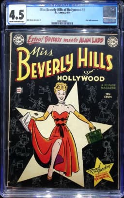 1949 Miss Beverly Hills of Hollywood #1 CGC 4.5 DC Comics