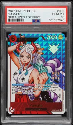 2026 #006 Yamato PSA 10 One Piece Promos