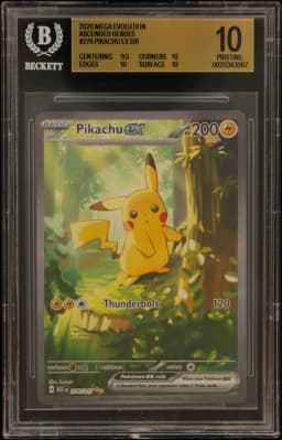 2026 #276 Pikachu ex SIR BGS 10 TCG Mega Evolution Ascended Heroes
