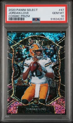 2020 #47 Jordan Love PSA 10 Panini Select