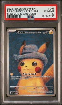2023 #085 Pikachu With Grey Felt Hat PSA 10 Svp EN-SV Black Star Promo