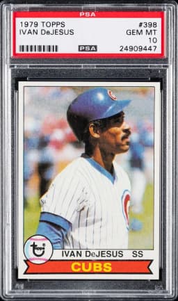 1979 #398 Ivan DeJesus PSA 10 Topps